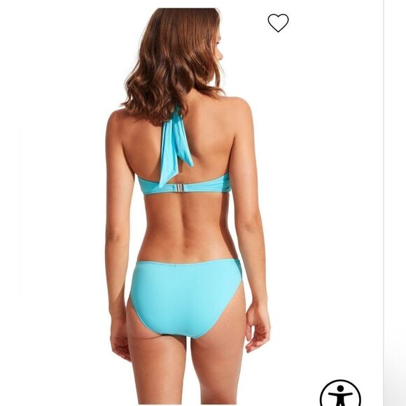 Seafolly Convertible Bandeau Bikini Top size 14(US 10) - Picture 2 of 7